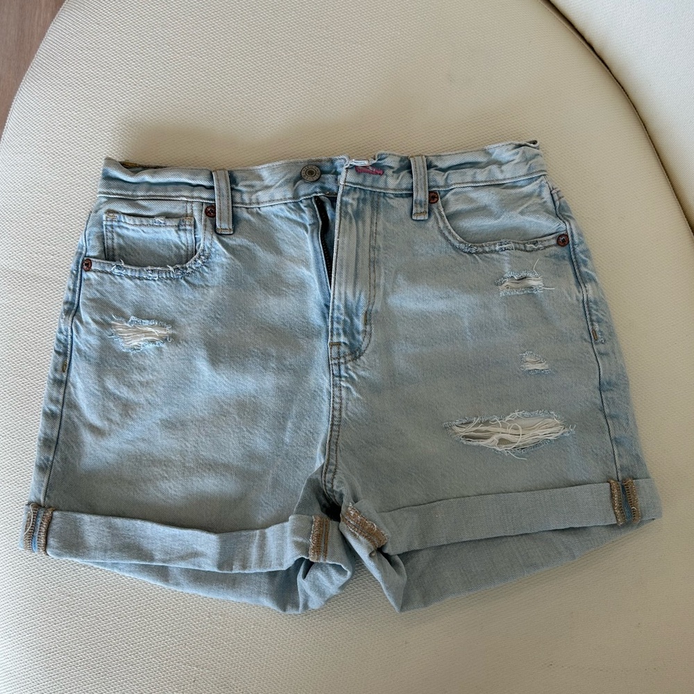 American Eagle Outfitters Light Blue Jean Shorts